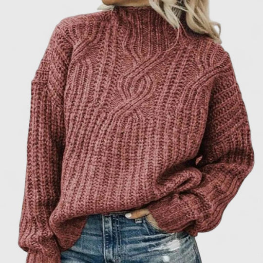 Knit sweater for women in five colors