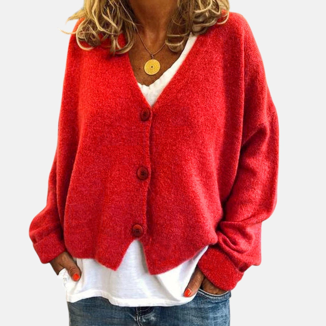 Knit cardigan for women in fifteen colors