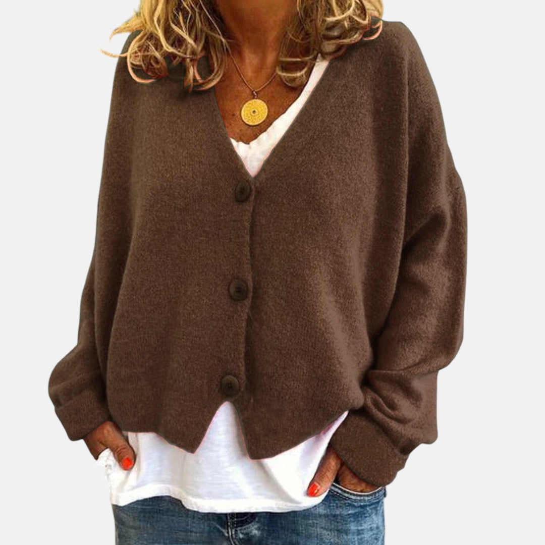 Knit cardigan for women in fifteen colors