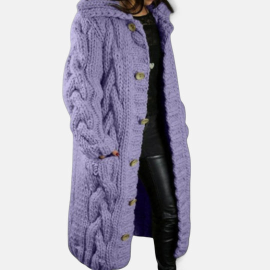 Cozy coat in ten colors for women