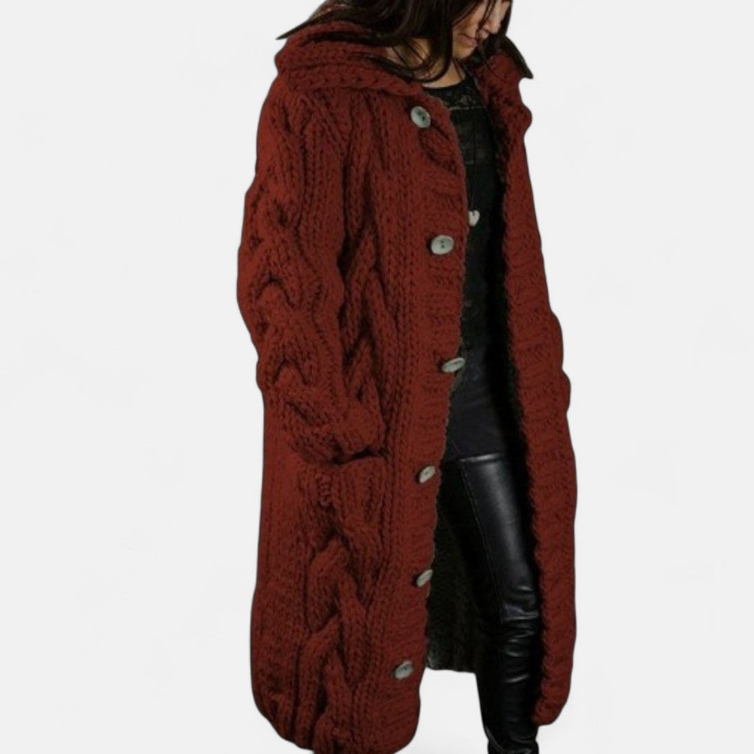 Cozy coat in ten colors for women