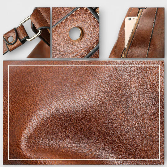 Large shoulder bag in five shades for women