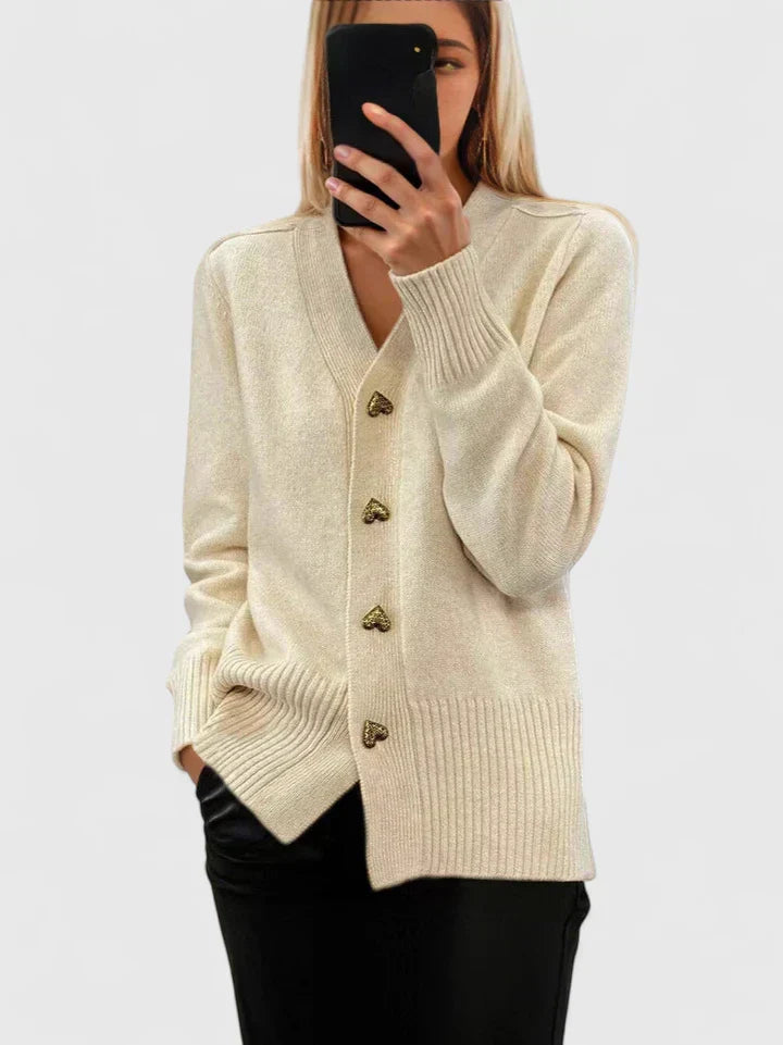 Knit cardigan for women in seven soft shades