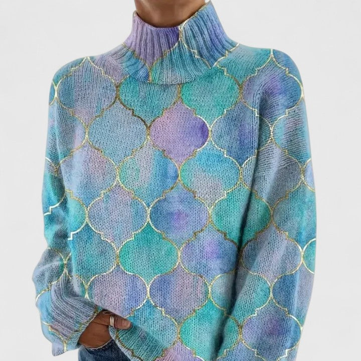 Multicolor sweater for women