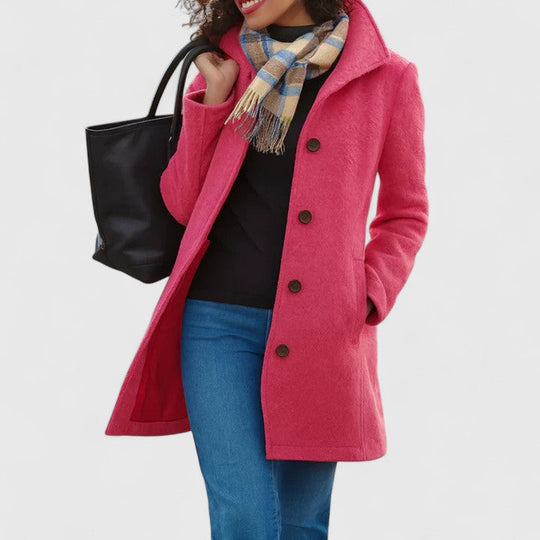 Longline coat in ten colors for women