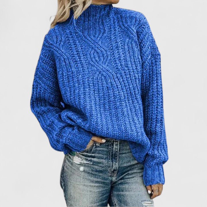 Knit sweater for women in five colors