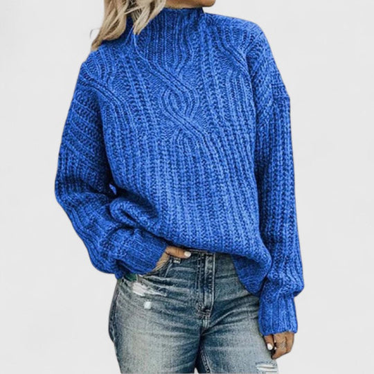 Knit sweater for women in five colors