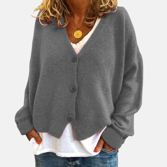 Knit cardigan for women in fifteen colors