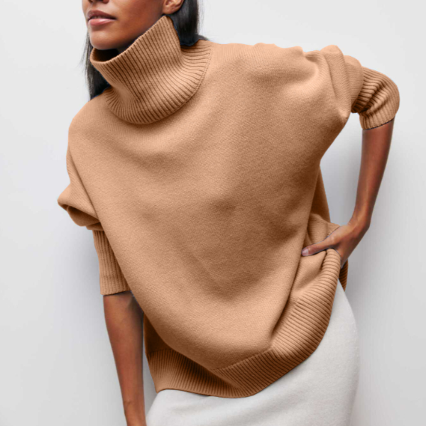 Bright knit sweater in eight colors for women