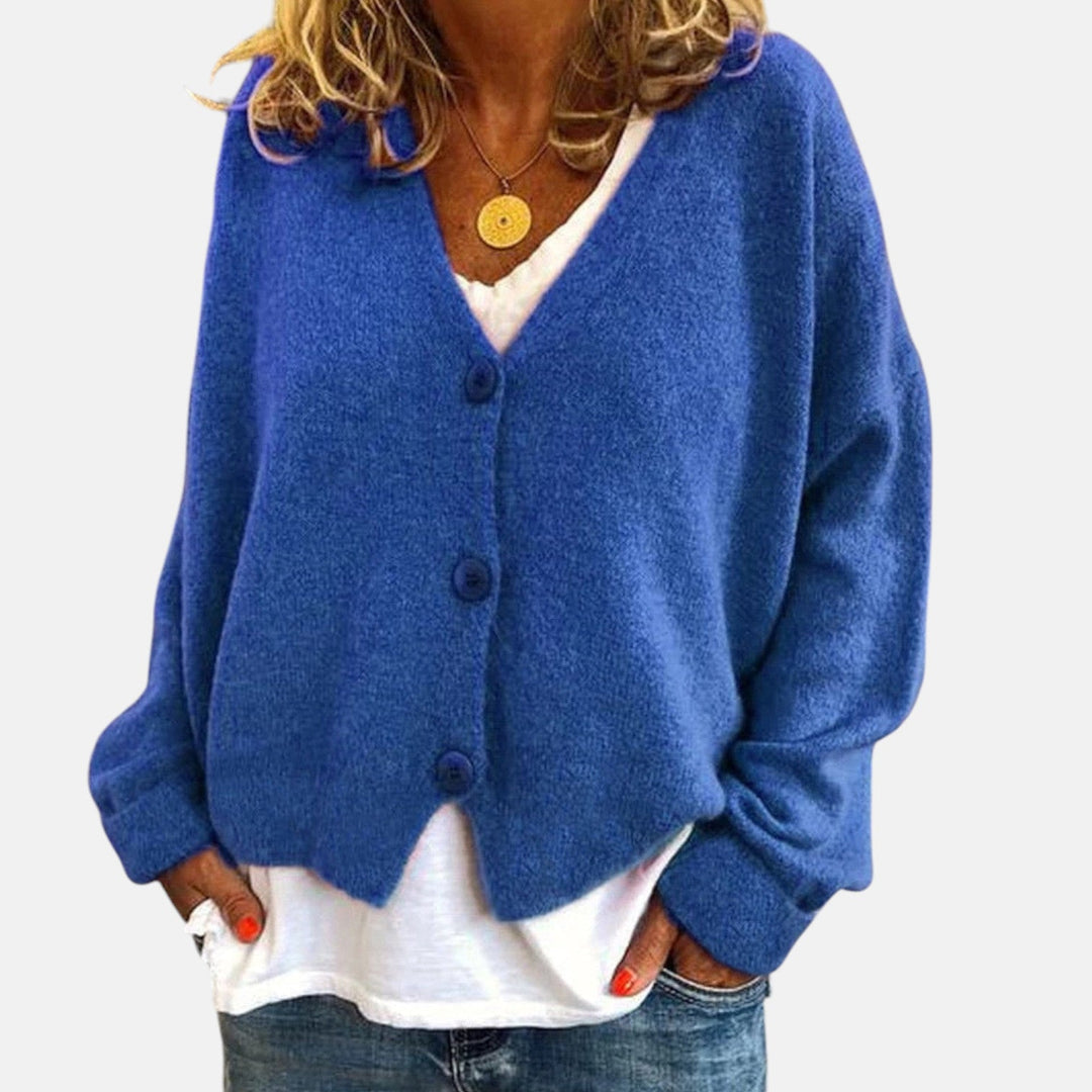 Knit cardigan for women in fifteen colors