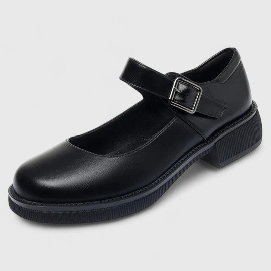 Comfort shoes in black and matte black for women