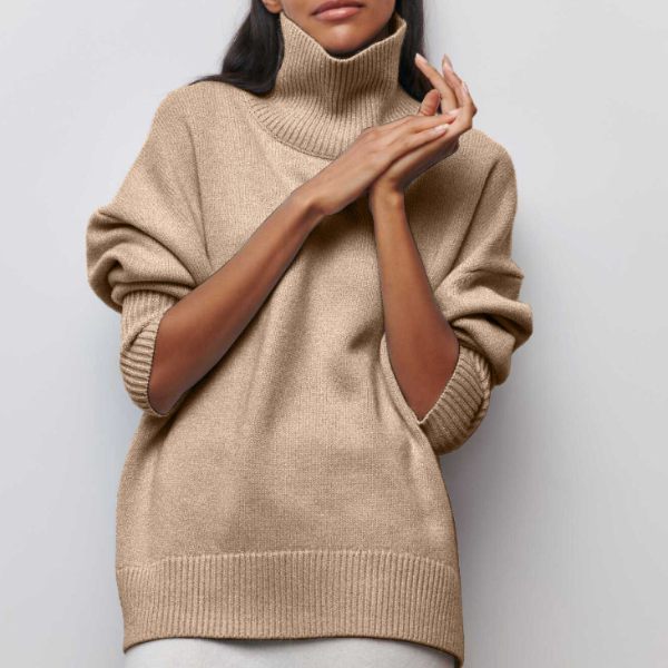 Bright knit sweater in eight colors for women