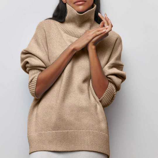 Bright knit sweater in eight colors for women