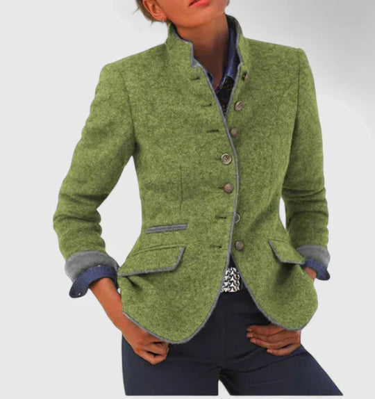 Knit cardigan for women in caramel, green, blue and purple