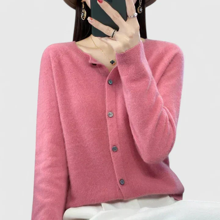 Knit cardigan for women in nine colors