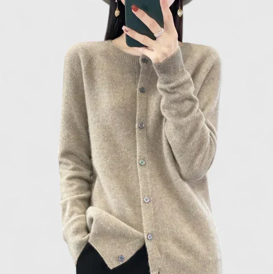 Knit cardigan for women in nine colors