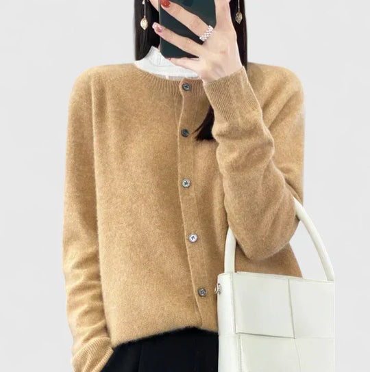Knit cardigan for women in nine colors