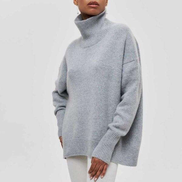 Bright knit sweater in eight colors for women