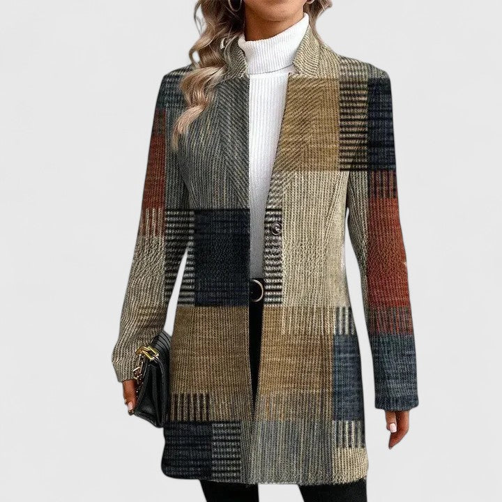 Multicolored blazer for women