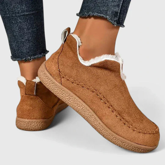 Comfort boots in beige, brown, black and gray for women