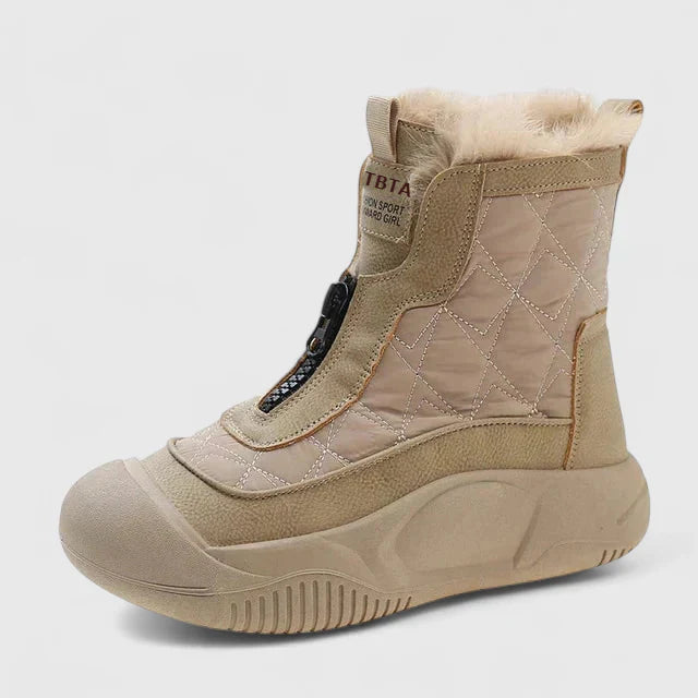 Comfort boots in purple, white, black and khaki for women
