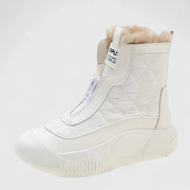 Comfort boots in purple, white, black and khaki for women