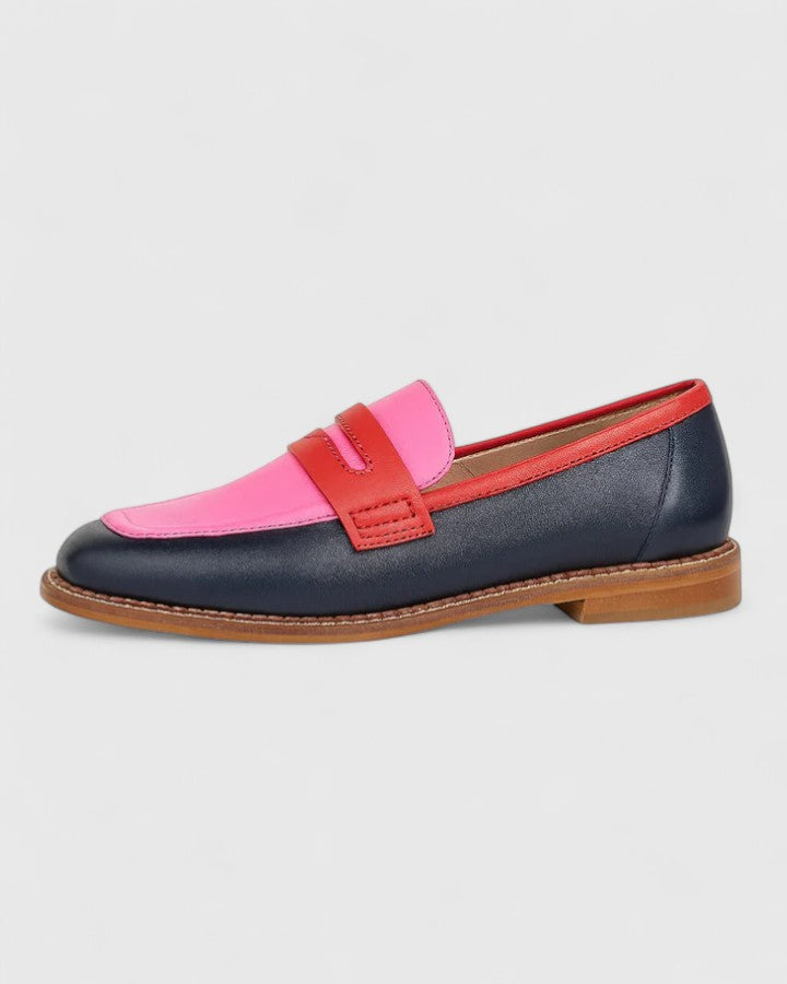 Multicolor loafers for women