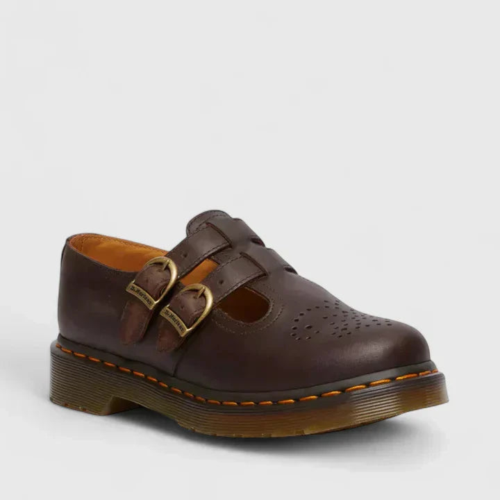 Comfort Mary Jane shoes in black and brown for women