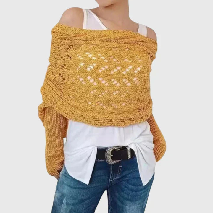 Cable knit scarf for women in eleven colors