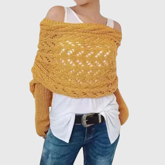 Cable knit scarf for women in eleven colors