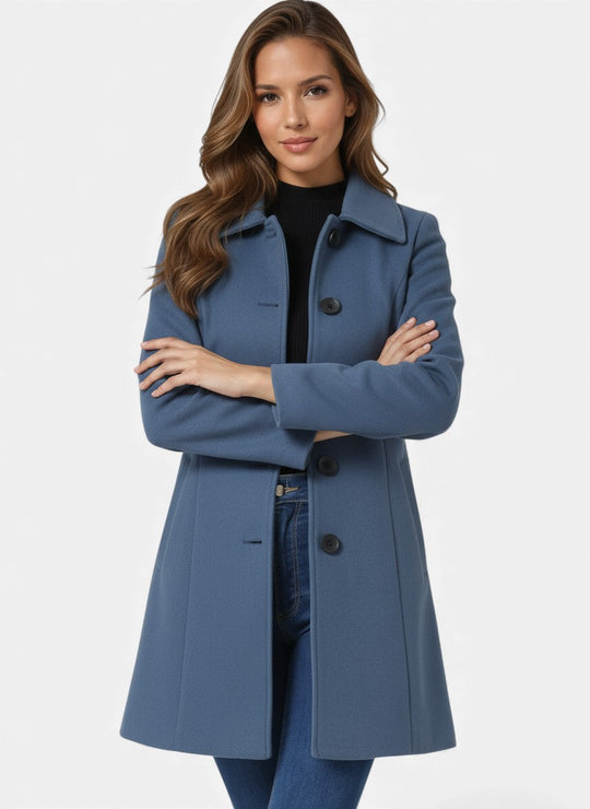 Single breasted trench coat for women in six colors