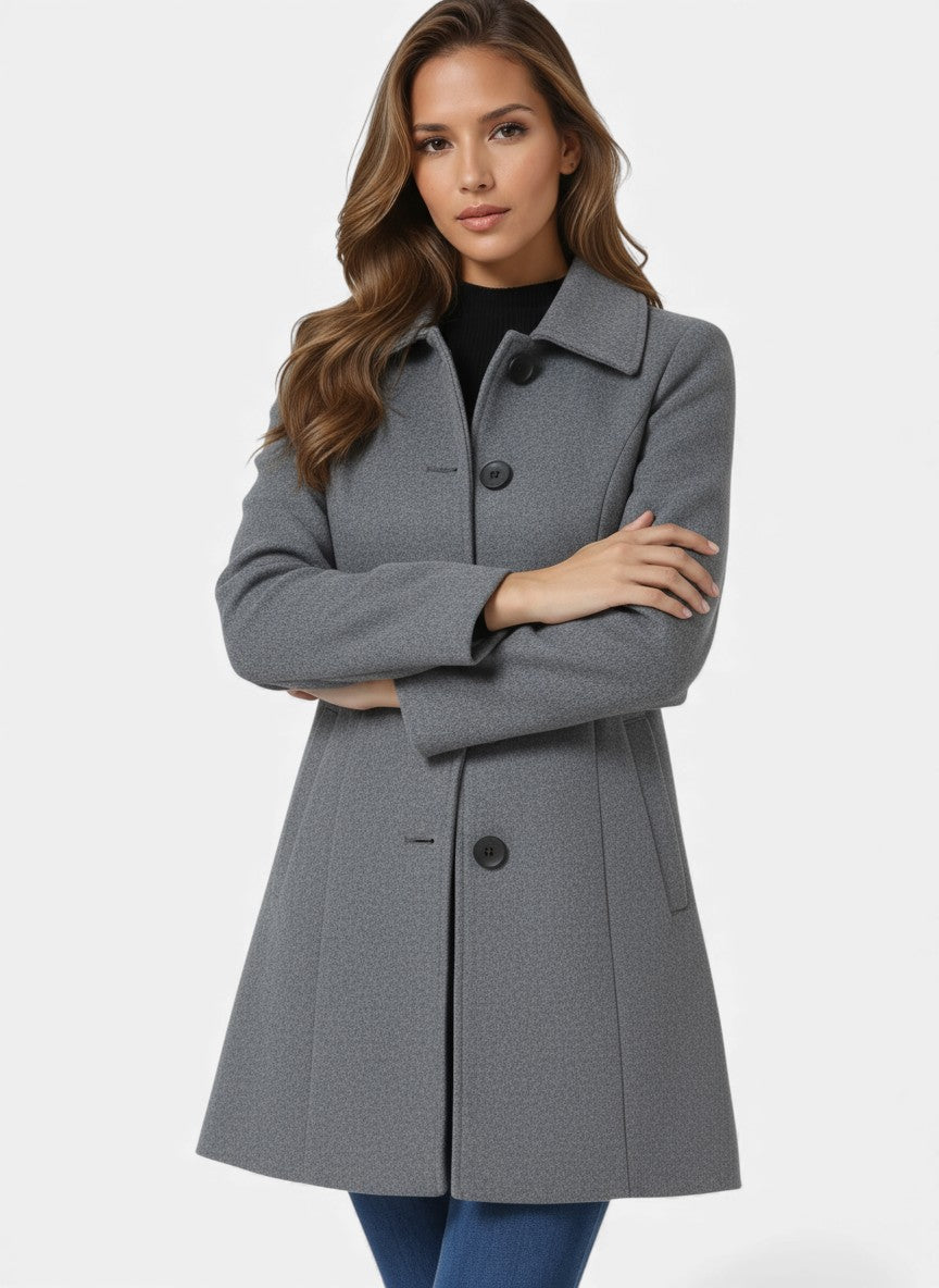 Single breasted trench coat for women in six colors