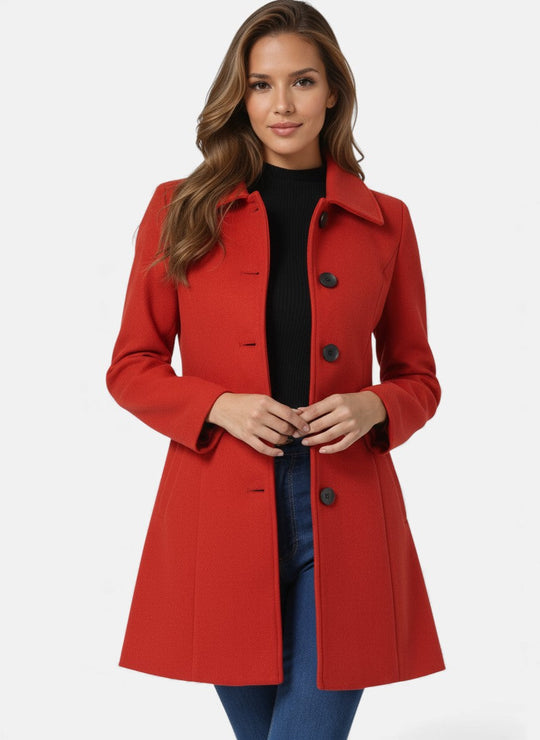 Single breasted trench coat for women in six colors