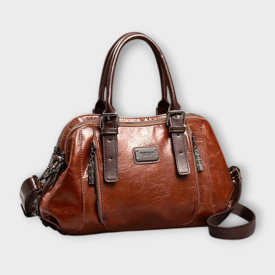 Vintage style shoulder bag in four shades for women