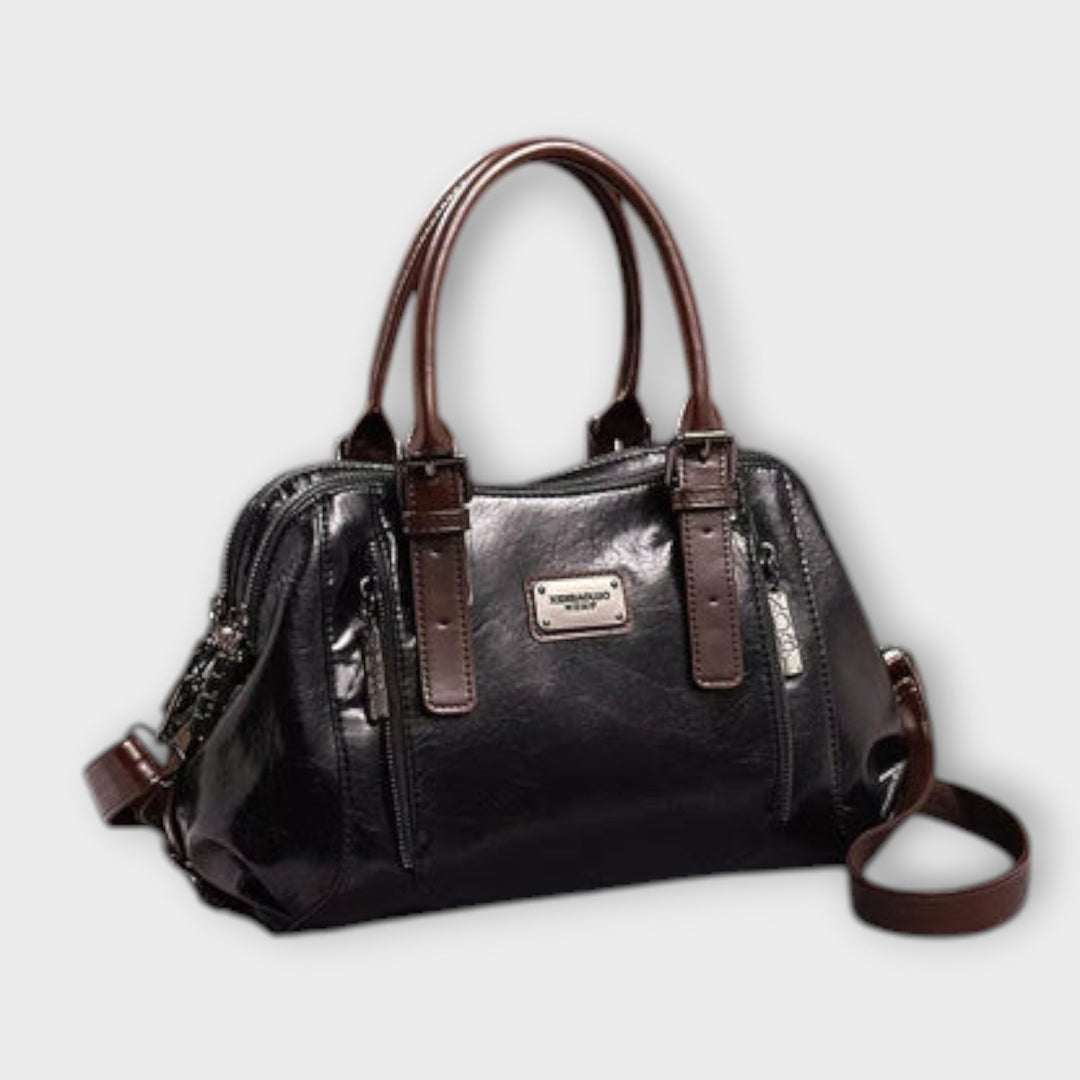 Vintage style shoulder bag in four shades for women