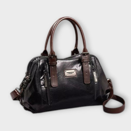 Vintage style shoulder bag in four shades for women