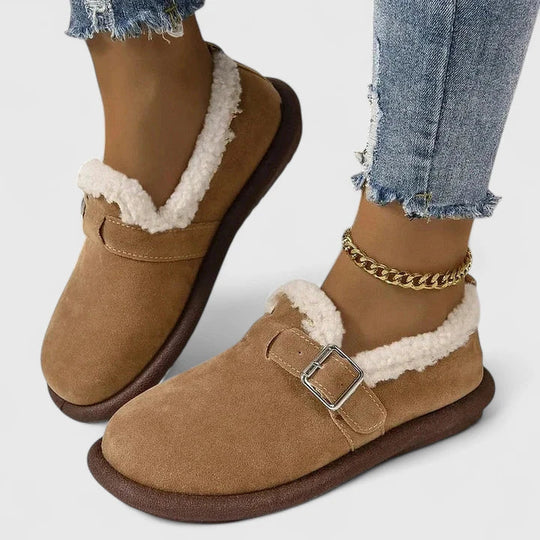 Comfort shoes in coffee, khaki and brown for women