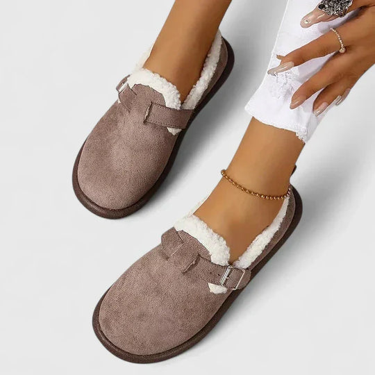 Comfort shoes in coffee, khaki and brown for women