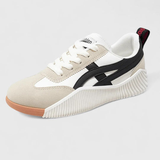 Comfort shoes in black and blue for women