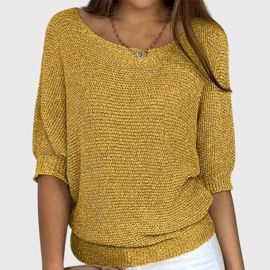 Knit sweater in eight colors for women