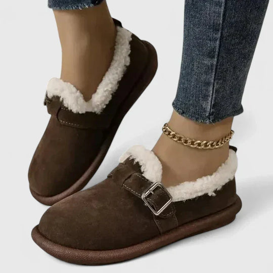 Comfort shoes in coffee, khaki and brown for women