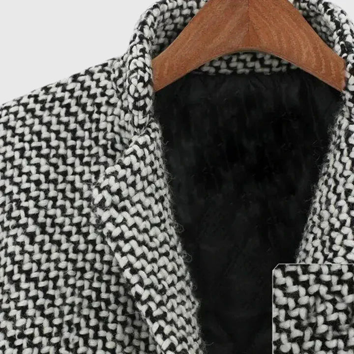Long gray coat for women