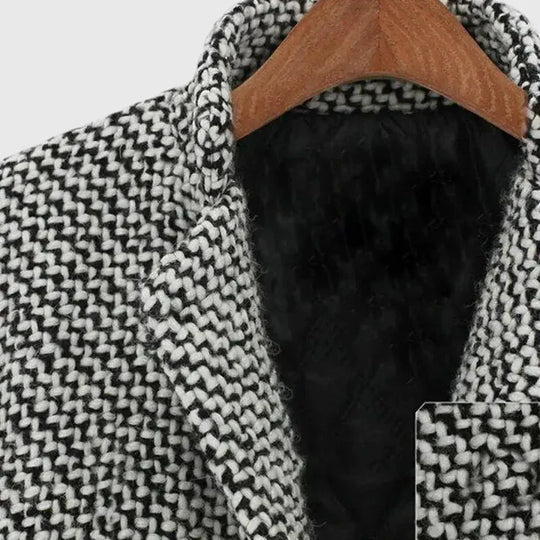 Long gray coat for women