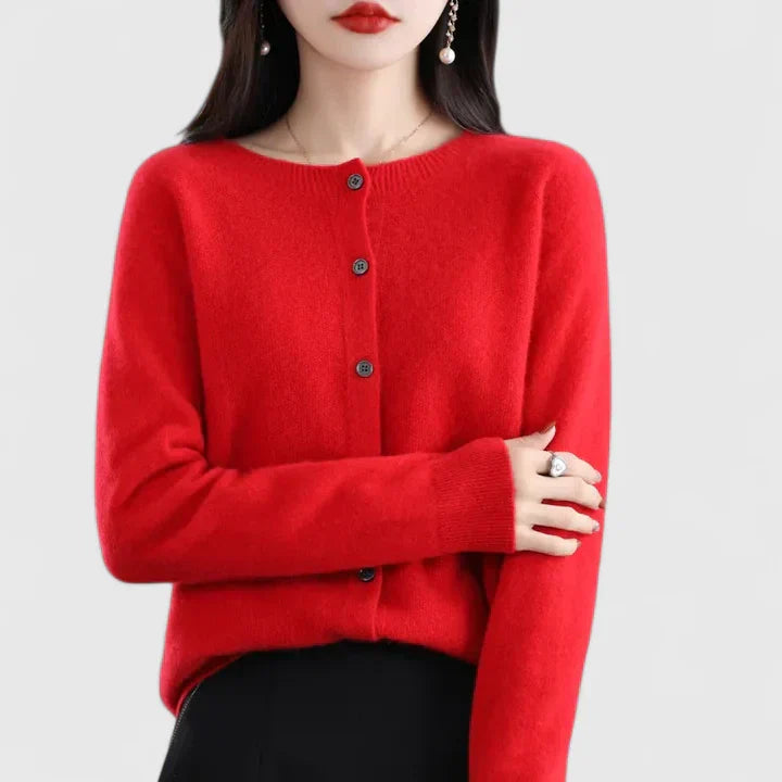 Knit cardigan for women in nine colors