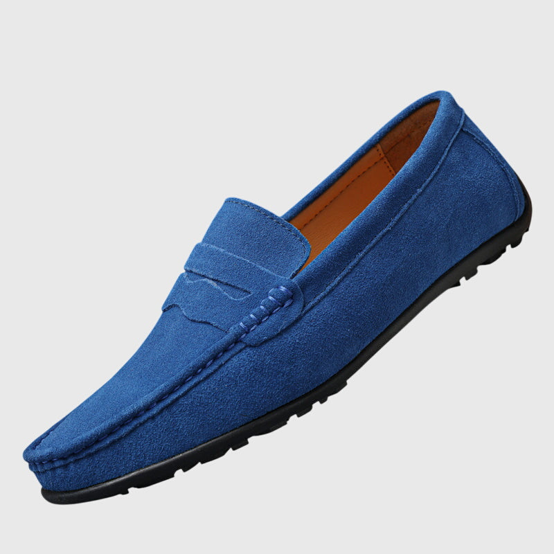 Comfort loafers in maroon, navy, aqua blue, tan and black for women