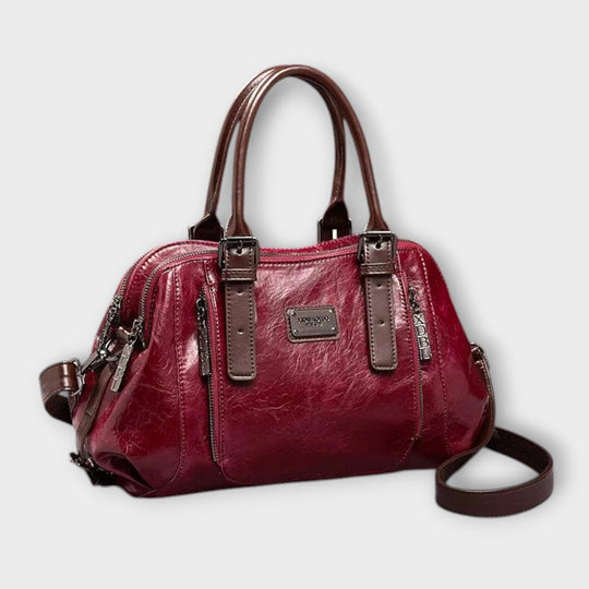 Vintage style shoulder bag in four shades for women
