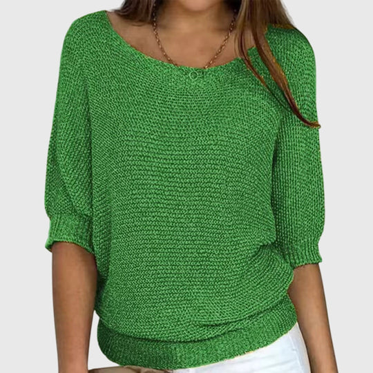 Knit sweater in eight colors for women