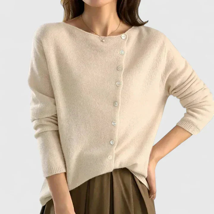 One size knit cardigan for women in four soft shades