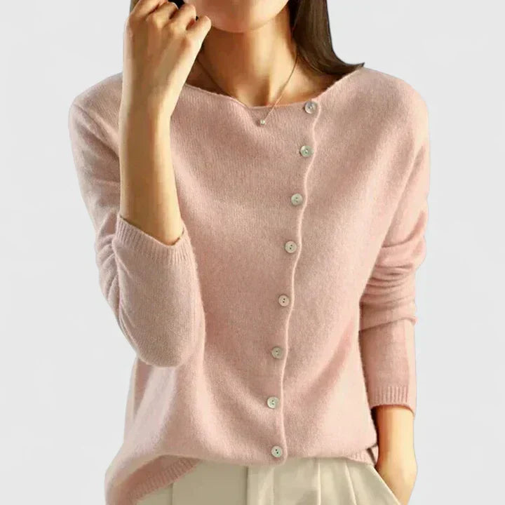 One size knit cardigan for women in four soft shades