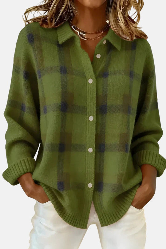 Bright knit cardigan for women in seven colors